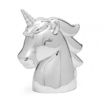 Zilverstad spaarpot unicorn