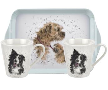 Wrendale Dog mug & tray